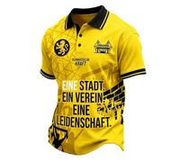 Camiseta de manga corta para fans del Mundo de Alemania, camiseta de fútbol, camiseta de manga corta, polo para hombre, camiseta deportiva de manga corta, A5 amarillo, M