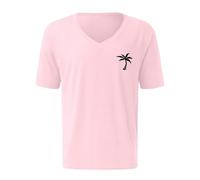 Camiseta de manga corta para hombre con diseño - Camiseta de hombre con cuello en V Camiseta de playa camiseta casual Tops deportivos transpirables Tops verano Chic Tops Oversize Cómodo Unie para