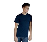 Camiseta de manga corta para hombre, de Fruit of the Loom, blanca, talla L Azul azul real XL