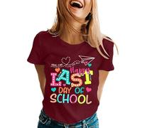 Camiseta de manga corta para mujer con texto en inglés "Going Out Lake Life is The Best Life", camiseta de verano informal con letras 2025, diseño gráfico de moda, ajuste holgado, lindas camisetas de