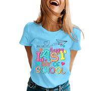 Camiseta de manga corta para mujer con texto en inglés "Going Out Lake Life is The Best Life", camiseta de verano informal con letras 2025, diseño gráfico de moda, ajuste holgado, lindas camisetas de