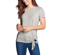 Camiseta de manga corta para mujer Eddie Bauer Gate Check, gris claro...