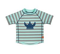 Camiseta de manga corta Rashguard para bebé de Lässig, 1431005804 Striped Aqua Talla:6 meses