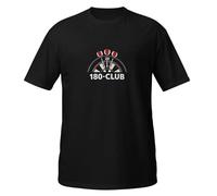 Camiseta de Manga Corta Retro Dardos y Cerveza con Eslogan 'Solo Un Dardo Más' Juego de Lanzamiento para Amantes de los Dardos Jugadores Uniforme Pullover