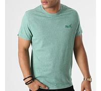 Superdry Vintage Logo Emb tee Camiseta, Verde Brillante, L para Hombre