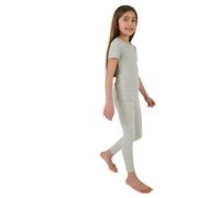 Camiseta de Manga Corta Thermolactyl, Punto clásico Grado 3 Gris Jaspeado 10 Años para Niños