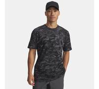 Under Armour Hombre ABC Camo Short Sleeve, Camiseta de Manga Corta de Secado rápido, cómoda Camiseta Deportiva para Entrenamiento, Atletismo y Ropa casualCastlerock / / Black,XS