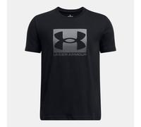 Camiseta de manga corta Under Armour Boxed Sports para niño Negro / Pitch Gris YLG (149 - 160 cm)