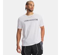 Camiseta de manga corta Under Armour Camo Chest Stripe para hombre Blanco / Mod Gris / Negro XL