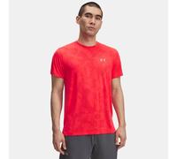 Camiseta de manga corta Under Armour Launch Camo para hombre Racer Rojo / Reflectante XXL