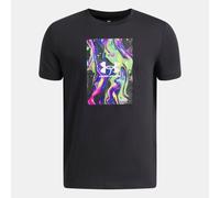 Camiseta de manga corta Under Armour Multi Color Photo para niño Negro / Blanco YXL (160 - 170 cm)