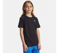 Camiseta de manga corta Under Armour Sportstyle para niño Negro / Blanco YMD (137 - 149 cm)