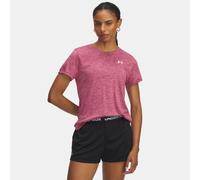 Camiseta de manga corta Under Armour Tech™ Twist para mujer Fuchsia Dusk / Blanco XS