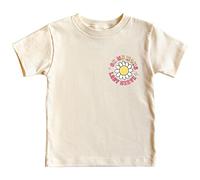 Camiseta de manga corta unisex para mujer con texto en inglés "ON My Moms Last Nerve" para adolescentes y adolescentes. Camiseta divertida con estampado para bebés de 3 a 13 años, beige, 6-8 años