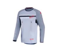 Alpinestars Maxdura Dual Maillot de motocross, gris, tamaño M para Hombres