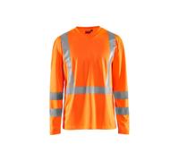 Camiseta de manga larga, alta visibilidad, anti-olor y anti-uv cuello pico Blaklader L
