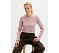 Camiseta de manga larga con cuello barco, corte regular Mild Rose XL