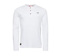 Camiseta de manga larga con cuello tunecino y logotipo bordado Superdry Vintage XL