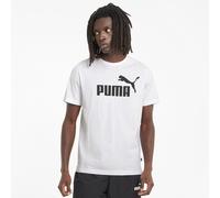 Camiseta de manga larga con logo grande essentiel Hombre Talla S. Color Blanco