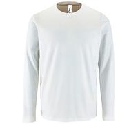 Camiseta De Manga Larga De Algodón S-4XL SOL'S Imperial Cuello Redondo