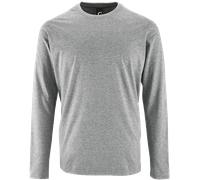 Camiseta De Manga Larga De Algodón S-4XL SOL'S Imperial Cuello Redondo
