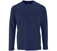 Camiseta De Manga Larga De Algodón S-4XL SOL'S Imperial Cuello Redondo