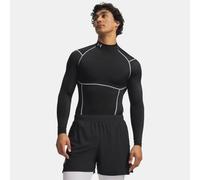 Camiseta de manga larga de compresión con cuello cerrado HeatGear® Elite para hombre Ultimate Negro / Reflectante XL