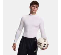 Camiseta de manga larga de compresión con cuello cerrado HeatGear® para hombre Blanco / Negro M
