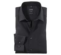 Camiseta de manga larga de Olymp, de corte moderno, con cuello New Kent 99 schwarz 44