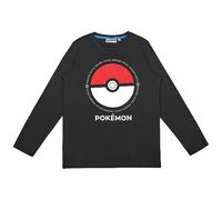 Pokemon Camiseta de manga larga en diferentes diseños, Negro , 10 años