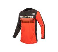 §Camiseta de Manga Larga Fasthouse Classic Mercury Negro-Rojo§