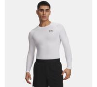Camiseta de manga larga HeatGear® Compression para hombre Camiseta de compresión para hombre de manga larga. Transpirable, absorbe el sudor Blanco / Negro XL