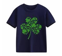 Camiseta de manga larga negra para niños, camiseta de San Día Medio y Grande para niños, diseño retro con estampado 2D, marine, 4-5 años