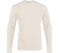 Camiseta de manga larga para hombre, cuello redondo, ligeramente ajustada, en 20 colores y tallas S, M, L, XL, 2XL, 3XL y 4 XL