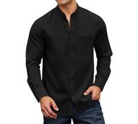 Camiseta de manga larga para hombre, de algodón, ajuste regular, formal, de franela, camisas de vestir informales, elegantes, camisas de vestir, chaquetas lisas, acogedoras, camisa con botones, camisa