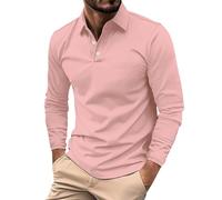 Camiseta de manga larga para hombre de negocios, camisa de manga larga con botón, camisa de trabajo, cuello reversible, camisa de traje, camisa de negocios, camisa de negocios, transpirable, informal