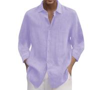 Camiseta de manga larga para hombre, franela de algodón, ajuste regular, camisas formales para hombre, camisas de vestir informales y elegantes, camisas de vestir con botones, camisa lisa y acogedora