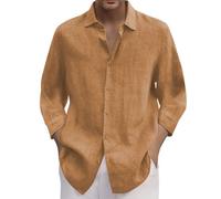 Camiseta de manga larga para hombre, franela de algodón, ajuste regular, camisas formales para hombre, camisas de vestir informales y elegantes, camisas de vestir con botones, camisa lisa y acogedora