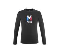 Camiseta de manga larga para hombre Millet CHAM TRILOGY (NEGRO)