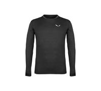 Camiseta de manga larga para hombre Salewa PUEZ MELANGE DRY (black out melange)