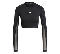 Camiseta de fitness adidas essentials hyglm cro ls mujer negro 2XL