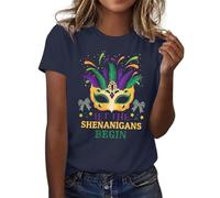 Camiseta de manga larga para mujer con texto "Mi yerno es mi hijo favorito", elegante, marine, L
