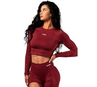 Camiseta de manga larga para mujer Nebbia Power Crop Top L Female