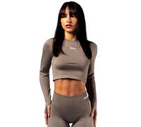 Camiseta de manga larga para mujer Nebbia Power Crop Top L Female