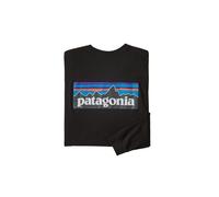 Camiseta de manga larga Patagonia L/s P-6 Logo Responsibili-tee (Negro)