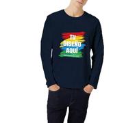 Camiseta De Manga Larga Personalizada Unisex Agrega Tu Texto/Imagen/Foto/Logo DiseñA Camiseta De Manga Larga T-Shirts Personalizado para CumpleañOs, Parejas XS