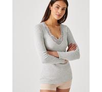 Camiseta de manga larga Thermolactyl grado 4 Mujer Talla XS. Color Gris