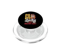 Camiseta de máquina tragamonedas Papa Lucky Casino Gambling Vegas PopSockets PopGrip para MagSafe