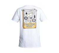 Camiseta de moto john doe byd ii blanco John doe