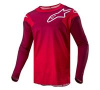 Camiseta de motocross Alpinestars Racer Hoen en rojo carmesí XL